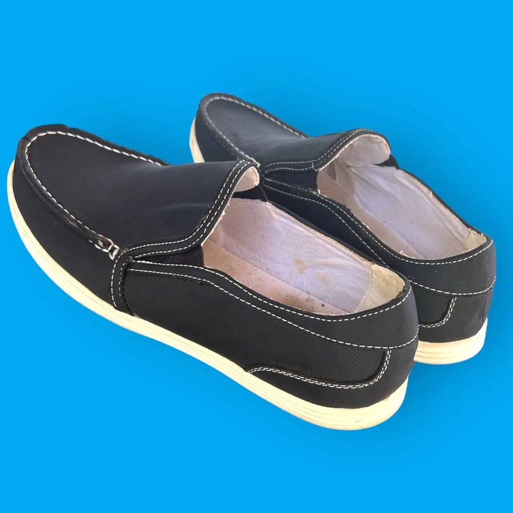 Kenneth Cole Unlisted Men's Blue Anchor Boat Shoe Size 10
